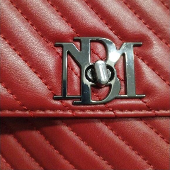 Badgley Mischka Vegan Leather Crossbody With Letter Lock Bag NWT - Picture 13 of 13
